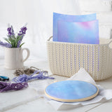 Pllieay 4 Pieces Printed Aida Cloth 14 Count Cross Stitch Fabric, Embroidery Cloth, 18 x 12 Inch, Starry Sky Printed Patterns Pllieay