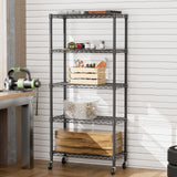 SINGAYE Garage Heavy Duty Shelving Unit Kitchen Pantry Close Home Organizers and Storage Bathroom Shelf Laundry Room Organization Industrial Book Metal Wire Adjustable Shelves SINGAYE