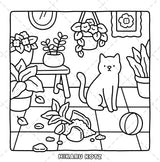 Cat Moments: Meow Life Coloring Book for Adults and Teens (Cat & Dog Coloring Book) Independently Published