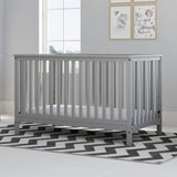 Storkcraft Hillcrest 4-in-1 Convertible Crib (Natural) - Converts to Daybed, Toddler Bed, and Full-Size Bed, Fits Standard Full-Size Crib Mattress, Adjustable Mattress Support Base Storkcraft