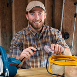 100 ft - 12 Gauge Heavy Duty Extension Cord - 3 Outlet Lighted SJTW - Indoor/Outdoor Extension Cord by Watt's Wire - 100' 12-Gauge Grounded 15 Amp Extension Cord Watt's Wire