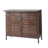 Christopher Knight Home Milos Acacia Bar Table, Dark Brown / Rustic Metal Christopher Knight Home