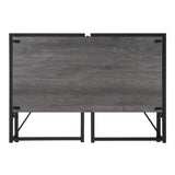 Convenience Concepts Xtra Folding Desk, Charcoal Gray/Black Convenience Concepts