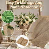 RAINFLOW 13 Ftx19.7 Burlap Roll - Garden Burlap Fabric Roll Burlap Boho Wedding Decor Jute Outdoor Fabric Weed Barrier Burlap Tree Trunk Wrap Farmhouse Table Decor for Crafts Gardening RAINFLOW