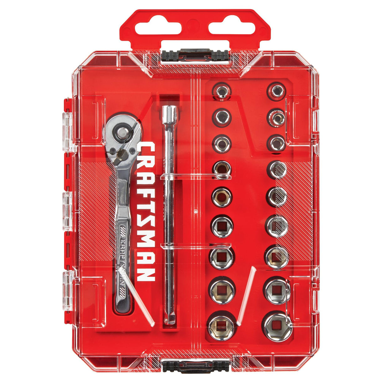 CRAFTSMAN Mechanics Tool Set, 1/4 Inch Drive, 20 Piece (CMMT12108) Craftsman