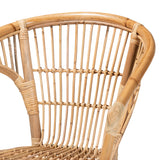 bali & pari Alleta Natural Rattan Dining Chair, 2-Piece Set bali & pari