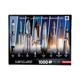 AQUARIUS NASA Rocket Grid Puzzle (1000 Piece Jigsaw Puzzle) - Glare Free - Precision Fit - Virtually No Puzzle Dust - Officially Licensed NASA Merchandise & Collectibles - 20x28 in AQUARIUS
