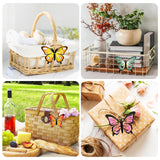 36PCS Wooden Hollow Butterfly Ornaments to Paint, 6 Styles DIY Blank Unfinished Wood Cutouts Ornament for Crafts Hanging Decorations Summer Sophena