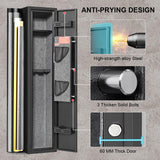 Marcree 2-3 Gun Safe, Gun Safe for Rifles and Pistols, Gun cabinets for Rifles and Shotguns, Long Gun Safes for Rifles and Shotguns with Dual Alarm System, No Assembly Marcree