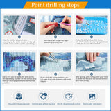 Landscape Diamond Art Kits for Adults: Country Diamond Painting Cottage DIY 5d Diamond Painting Kit Full Drill Landscape Adults' Paint-by-Number Kits Diamond Art Pictures 12 x 12 Inch Woteilus