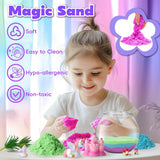 VigorFun Unicorn Terrarium Kit for Kids - Creative LED Night Light Gifts for Girls Birthday Age 3+, DIY Arts & Crafts Light Up Kit, Unicorn Toys for Kids 4 5 6 7 8 9 10 Year Old VigorFun