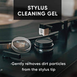 EVEO Vinyl Record Cleaning Kit - 4-in-1 Premium Vinyl Record Cleaner & Vinyl Cleaning Kit with Velvet Brush, Vinyl Cleaner Liquid, Duster & Turntable Stylus Gel EVEO