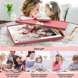 Stalente Diamond Painting Kits for Adults, Cardinal 5D DIY Diamond Art Kits for Beginners Round Full Drill Diamond Painting for Home Wall Decoration Gift 12×12inch, Birds Stalente