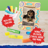 Idiy Tempera Paint Sticks (30 Vibrant Colors) -For All Classroom Back to School Supplies Arts & Crafts Projects, Draw & Paint on Wood, Paper, Ceramic, Canvas! Quick Dry, Non-Toxic,Mess Free Idiy