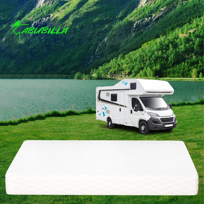 LIYIH 8 Inch Full Mattress,Memory Foam Mattress, Trailer Mattress,Guest and Kids Bedroom，Perfect for RVs and Campers CertiPUR Certification 【2024 New Version】