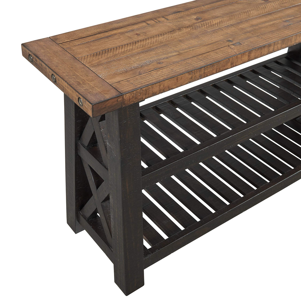 Martin Svensson Home, Console/Sofa Table, Black Stain and Natural Martin Svensson Home