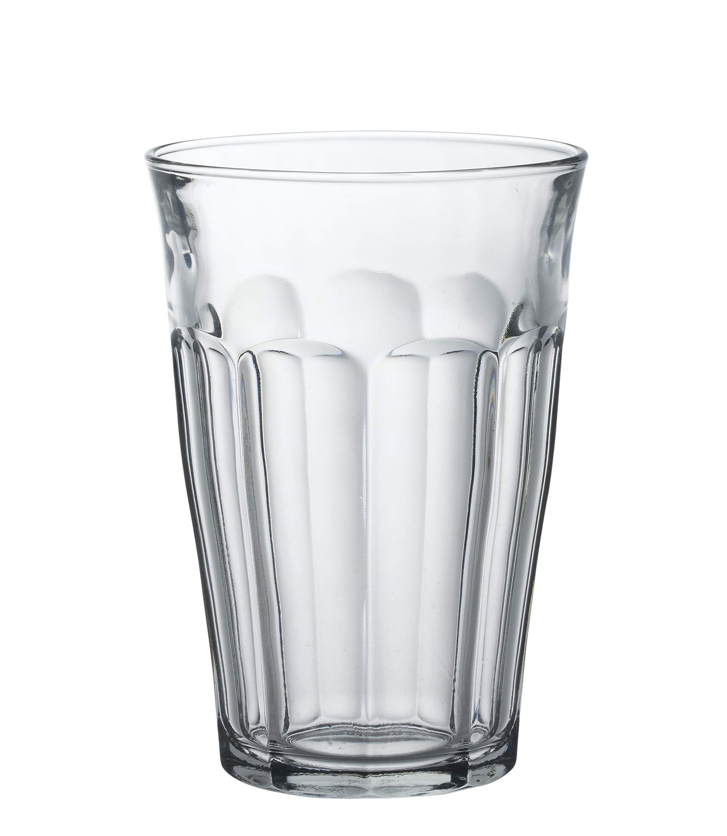 Duralex Tempered Glass, Made In France Picardie Clear Tumbler, Set of 6, 12.62 oz.