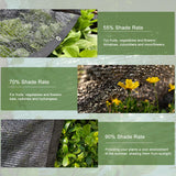 LOVE STORY 90% Sun Shade Cloth Black Mesh Tarp with Grommets 6.5 x 20FT Shade Cover for Greenhouse Patio Canopy Garden Pergola Dog House Chicken Coop LOVE STORY