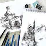 ArtSkills Sketch Pencils for Drawing, Graphite Art Pencil Set for Sketching & Shading, 8pc ArtSkills