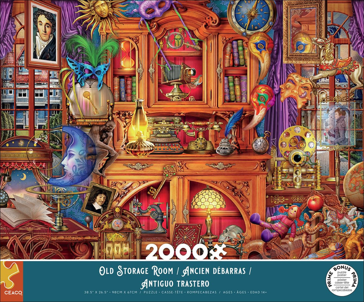Ceaco - Ciro Marchetti - Old Storage Room - 2000 Piece Jigsaw Puzzle Ceaco