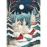 MEIYUDA Christmas Diamond Painting Kits for Adults, 5D Abstract Christmas Tree Diamond Art Kits for Beginners, DIY Gem Art Crystal Painting for Home Wall Decor and Present 12x16inch MEIYUDA