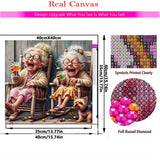 PRISARAMOS Best Friend Diamond Art Kits 5D DIY Best Friend Cartoon Diamond Painting Kits for Adults Gem Art Paint for Home Wall Decor Friends Companionship Gift Christmas Birthday Thanksgiving Gift PRISARAMOS