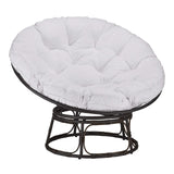 Birsppy Better Homes & Gardens Papasan Chair with Fabric Cushion (White) Birsppy