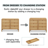 Davinci Margot 6-Drawer Dresser in Honey, GREENGUARD Gold Certified DaVinci