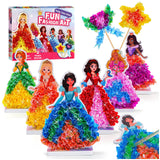 Poke in Fun Princesses Craft Kits for Kids 4-8: Gifts for 5 6 7 8 9 Year Old Girls,Arts and Crafts for Kids Ages 4-6, Fashion Princess Dress-up Toys Creative Activity Birthday Gifts for Girls & Boys KLAPTOR