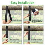 Werflyto Safe Tree Swing Hanging Straps Kit, 3FT/10FT/15FT/20FT, Heavy Duty Holds 5500LBS Extra Long Adjustable Tree Swing Straps, Easy & Fast Way to Hang Any Swing or Hammock(15 FT) Werflyto
