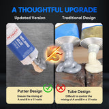 VICPRICME Metal Glue, 1.76 OZ Metal Epoxy Glue, 2 Part Heavy Duty Cold Welding Glue for Metal to Metal, Plastic, Ceramic, Best Glue Auto Repair Putty, Marine Body Filler (1 pcs) vicpricme