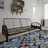 DHP Aiden Metal Futon Frame, Black DHP