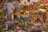 Ravensburger African Animal World 3000 Piece Jigsaw Puzzle for Adults - 17037 - Handcrafted Tooling, Durable Blueboard, Every Piece Fits Together Perfectly Ravensburger