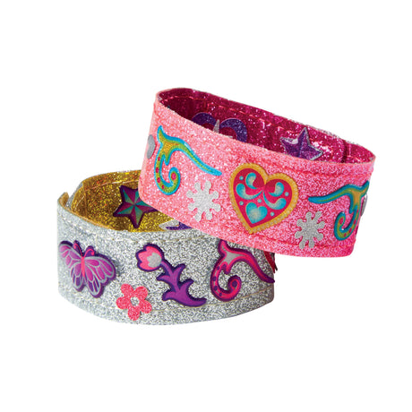 Melissa & Doug Design-Your-Own Bracelets With 100+ Sparkle Gem and Glitter Stickers Melissa & Doug