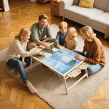 VEVOR 1500 Piece Puzzle Table with Folding Legs, 4 Drawers and Cover, 34x25 in Portable Wooden Board, Jigsaw Puzzle Accessories for Adults, Organizer & Storage System, Birthday Gift for Mom VEVOR