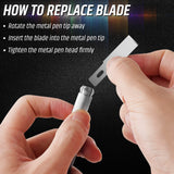 DIYSELF 16-Piece Craft Knife Set, Exacto Knife Set, 3-Piece Hobby Knife with 10-Piece Exacto Knife Blades, Precision Art Knife for Pumpkin Carving, Modeling, Exactly Knife, Pumpkin Carving Tools DIYSELF