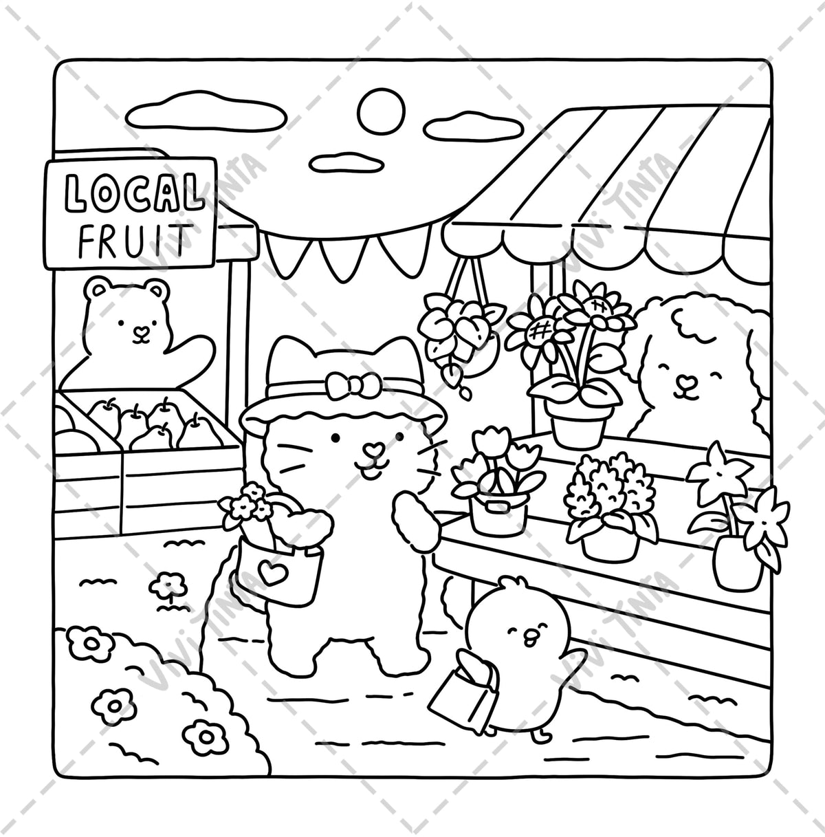 Girl’s Day: Self-Love Coloring Book for Adults & Teens Featuring Activities in Everyday Life (Fuzzy Friends Coloring) Independently Published