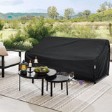 VARIETYFACE Patio Furniture Covers Waterproof,79Wx37Dx35H inches,3-Seater Outdoor Sofa Covers Sunproof,Durable Lawn Furniture Covers, Black VARIETYFACE