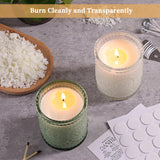 DARJEN 5LB Soy Wax Candle Making Kit Supplies for Lovers - Natural Candle Wax for DIY Candle Making Including Soy Wax Flakes, Cotton Candle Wicks, Wick Stickers, Centering Devices & Sticky Labels DARJEN