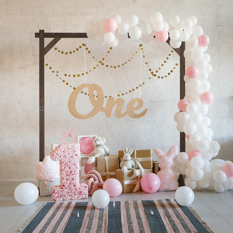 Wooden Wedding Arch, 7.2FT Square Wooden Arch for Wedding Wood Arch Wedding Arbor Backdrop Stand for Ceremony Rustic Wedding Birthday Parties Indoor Outdoor Garden Decor Volowoo
