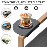 GREEN MORE 4-Piece Outdoor Patio Furniture Set, All-Weather Patio Conversation Set, Modern Sectional Sofa with Coffee Table & Detachable Washable Cushions, for Porch Balcony Backyard, Natural GREEN MORE