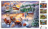 MasterPieces 1000 Piece Jigsaw Puzzle for Adults, Family, Or Youth - an Evening Skate - 19.25"x26.75" Masterpieces