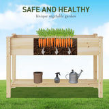 PULIJIAJU Wooden Raised Garden Bed ，Planter Box with Legs, Wooden Planter-Grow Herbs and Vegetables – Naturally Rot-Resistant - Unmatched Strength Lasts Years (HCH-M) PULIJIAJU
