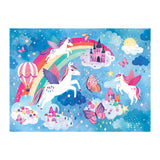 Unicorn Dreams Scratch and Sniff Puzzle from Mudpuppy - 60 Piece Jigsaw Puzzle with 6 Shaped Pieces, Features Colorful Illustrations, 3 Magical Scents, Ages 4+ Mudpuppy