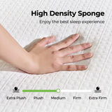 Rolanstar Twin Size Mattress, 8 Inch Gel Memory Foam Mattress in a Box, Fiberglass Free, Breathable Mattress for Cooler Sleep Supportive & Pressure Relief, CertiPUR-US Certified, White Rolanstar