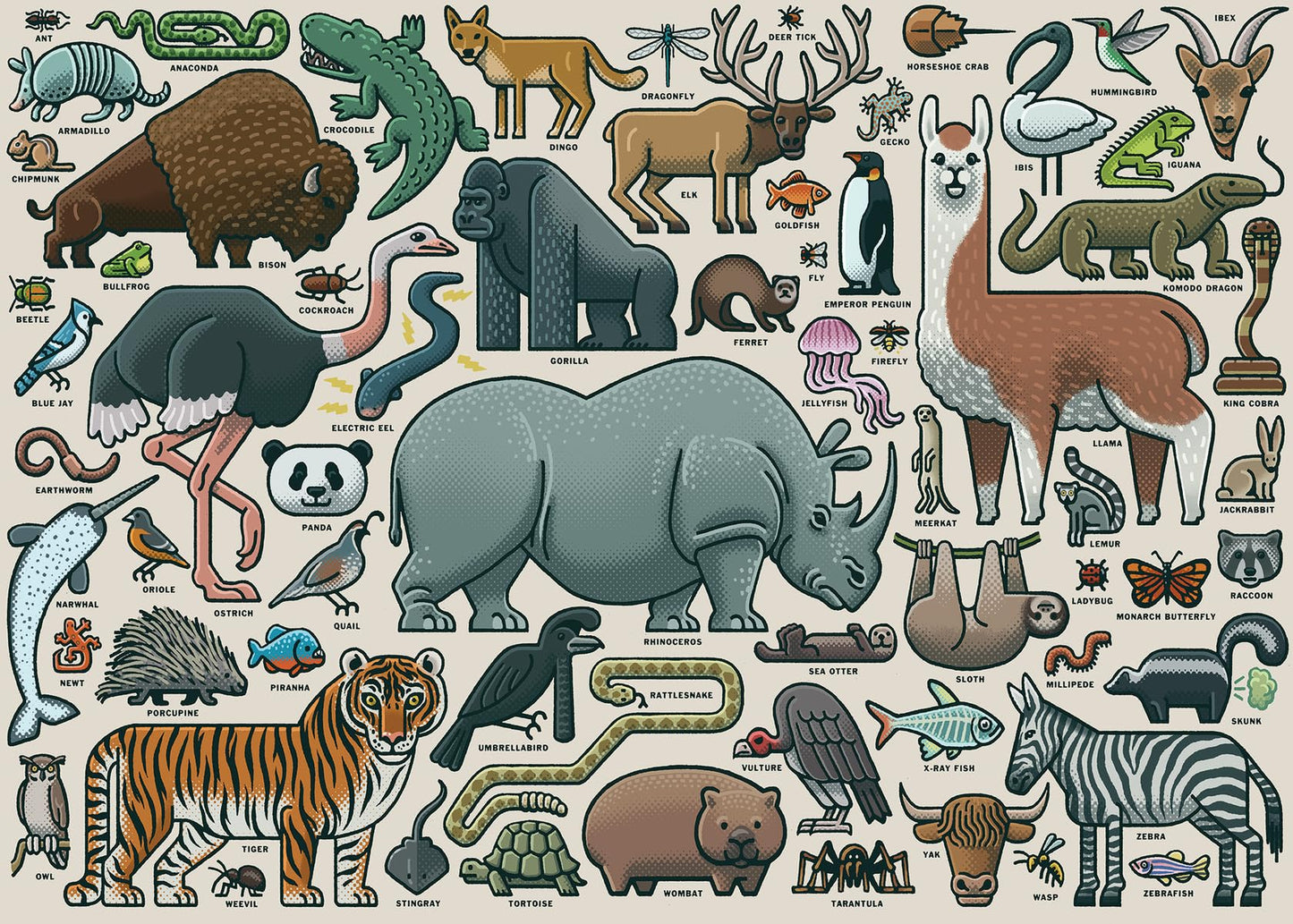 Ravensburger 'You Wild Animal' 1000 Piece Jigsaw Puzzle | Unique Artwork by Mario Zucca | Ideal for Adults and Kids | FSC Certified