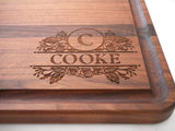 Extra Large Personalized Butcher Block Cutting Board - Extra Large Wooden Personalized Cutting Board Custom Engraved - Personalized Wedding Gift for Maison Custom