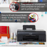 Canon PIXMA G620 Wireless MegaTank Photo All-in-One Printer [Print, Copy, Scan], Black,Works with Alexa Canon