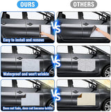 Car Magnetic Sheet, Large Blank White Magnet Sign Roll for Vehicle Doors, 11.5" x 17.5", 30 Mil Thick - Ideal for Custom Personalization Décor, Temporary Ads, Instructional & Warning Signs (1) AOOCY