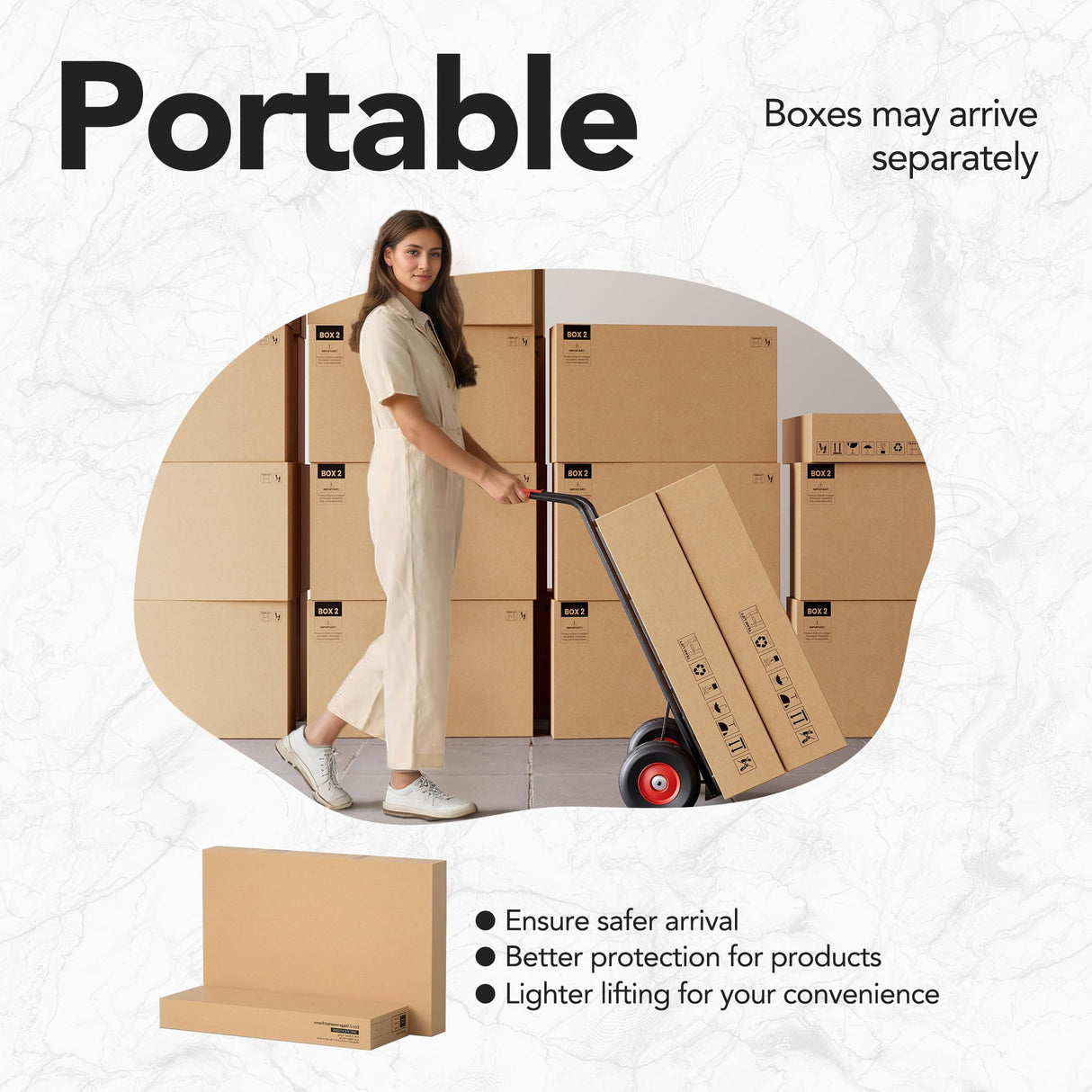 HUANUO Electric Standing Desk with 3 Drawers, 48 Inches Height Adjustable Stand Up Desk, Whole-Piece Board Computer Workstation with 4 Memory Height Settings, Black Walnut HUANUO